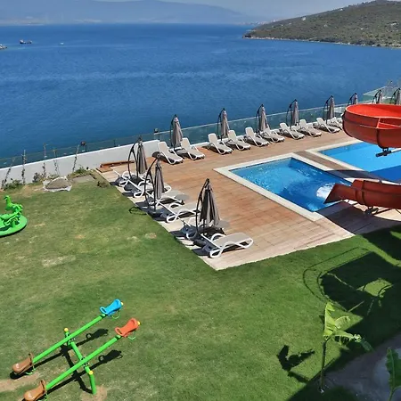 빌라 Bodrum Adabuku Luks 2+1 Ozel Plaj Ve Havuzlu